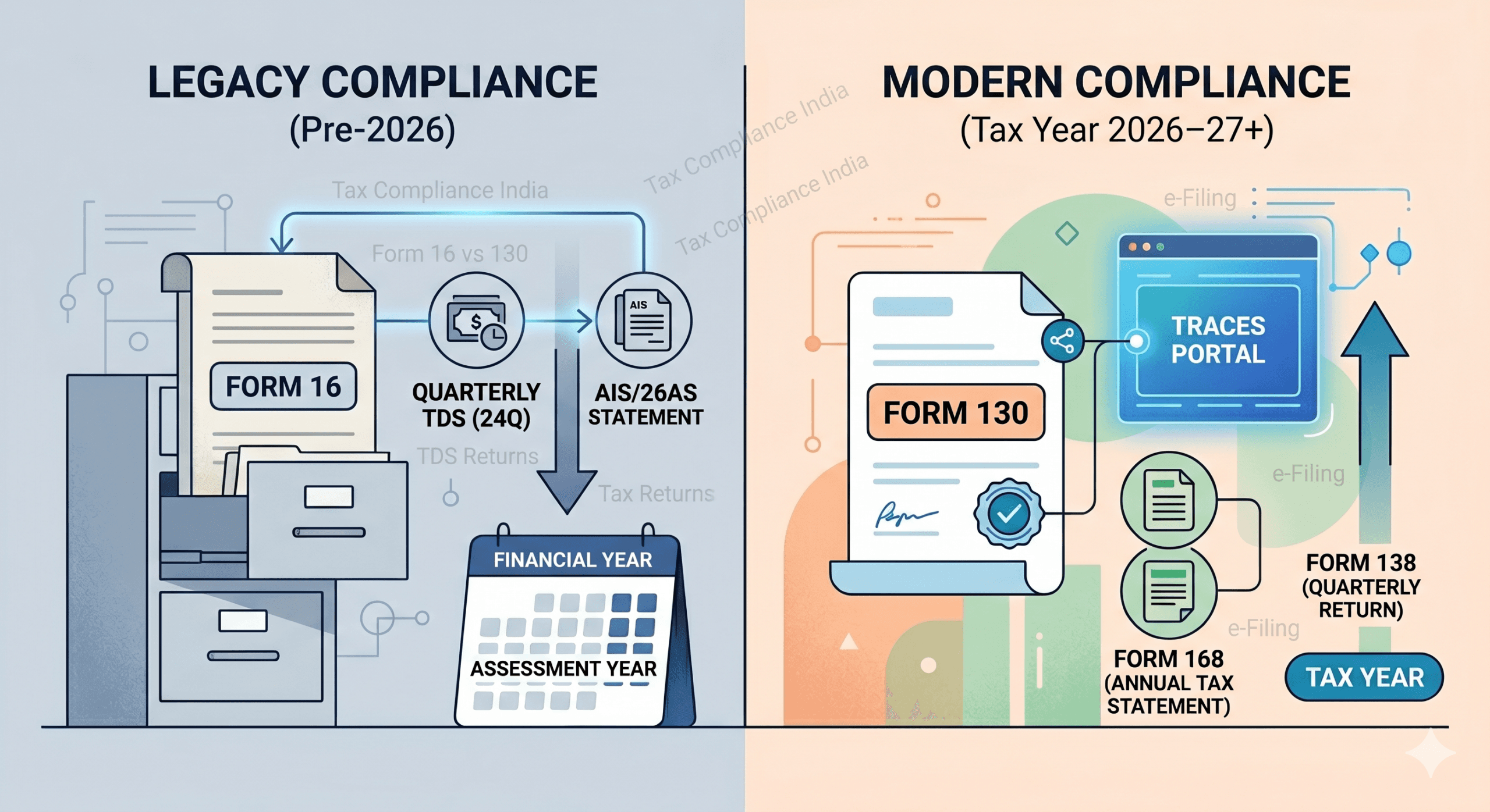 Goodbye Form 16, Hello Form 130: The Salary TDS Overhaul Every HR Must Navigate